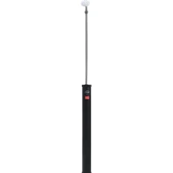 FinePRICE Puutarhan aurinkovoimasuihku musta 215 cm 8 l