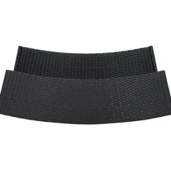 Discount FinePRICE Puutarhan baaripöytä, musta, 120x55x110 cm, polyrottinki