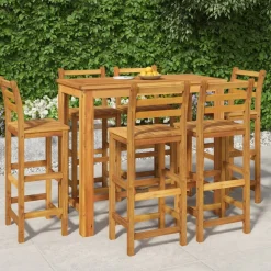 New FinePRICE Puutarhan bistrosarja 5-osainen täysi akasiapuu (54389)