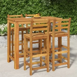 New FinePRICE Puutarhan bistrosarja 5-osainen täysi akasiapuu (54389)