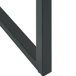 FinePRICE Puutarhan Bistrosarja 5-osainen musta jauhemaalattu teräs (83751)