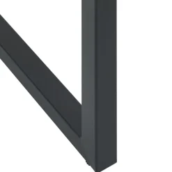 FinePRICE Puutarhan Bistrosarja 5-osainen musta jauhemaalattu teräs (83751)