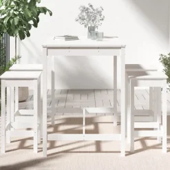 Discount FinePRICE Puutarhan Bistrosarja 5-osainen valkoinen täysi mänty (54746)