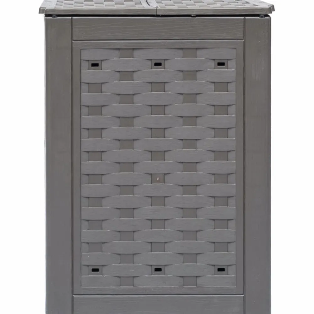 Hot FinePRICE Puutarhan kompostit 3 kpl, 60x60x83 cm, 900 litraa, ruskea