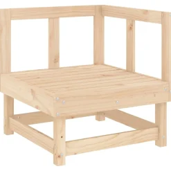 New FinePRICE Puutarhan kulmasohvat, mäntyä, 2 kpl