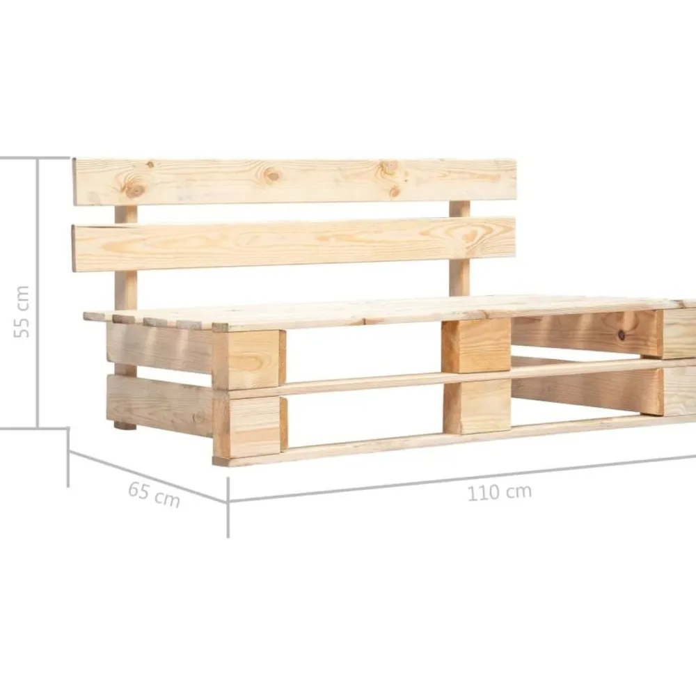 Outlet FinePRICE Puutarhan lavapenkki puu