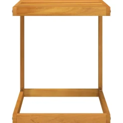 Best FinePRICE Puutarhan pöytä C-muotoinen 42x40x50 cm täysi akasiapuu (65857)