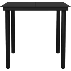 Discount FinePRICE Puutarhan ruokailuryhmä 80 cm, harmaa, 3 osaa