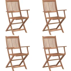 Discount FinePRICE Puutarhan Ruokailuryhmä 5-osainen kokoontaitettava Akaasiapuu (44020)