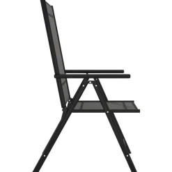 Best FinePRICE Puutarhan ruokailuryhmä 7-osainen musta alumiini (00603)
