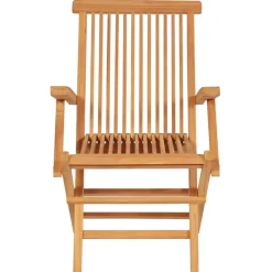 Clearance FinePRICE Puutarhan ruokailuryhmä 5-osainen täysi tiikki (59580)