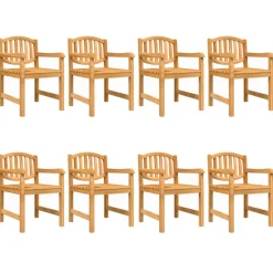 Clearance FinePRICE Puutarhan ruokailuryhmä 9-osainen täysi tiikki (57936)