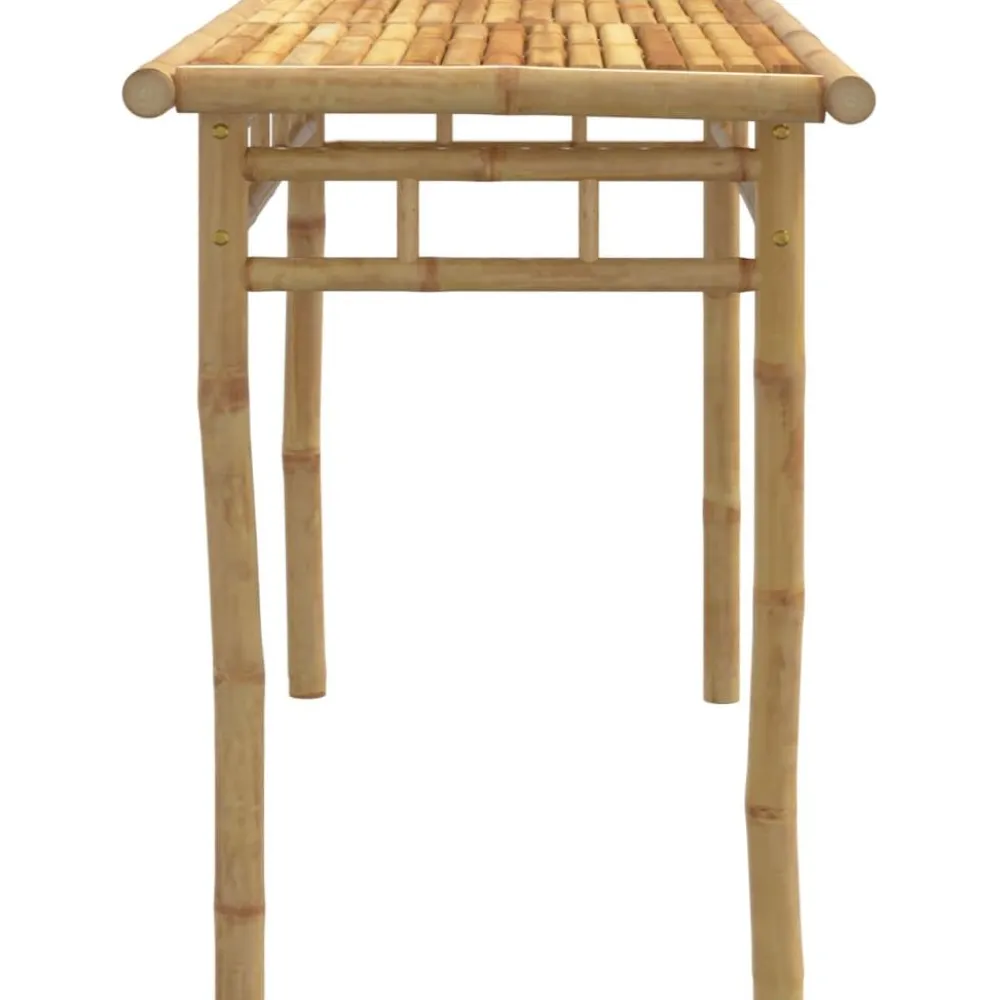 Discount FinePRICE Puutarhan ruokapöytä 110x55x75 cm bambu (68031)