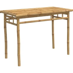 Discount FinePRICE Puutarhan ruokapöytä 110x55x75 cm bambu (68031)