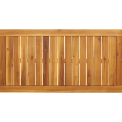 New FinePRICE Puutarhan ruokapöytä 110x56x75 cm täysi akasiapuu (66372)