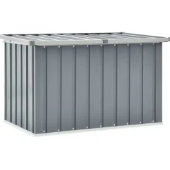 Outlet FinePRICE Puutarhan säilytyslaatikko 109x67x65 cm harmaa