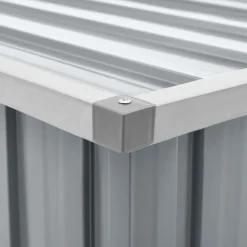 Outlet FinePRICE Puutarhan säilytyslaatikko 109x67x65 cm harmaa