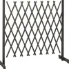 Outlet FinePRICE Puutarhan säleikköaita harmaa 180x100 cm täysi kuusi