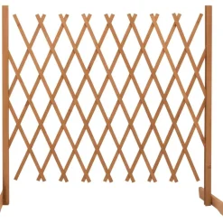 Discount FinePRICE Puutarhan säleikköaita oranssi 180x100 cm täysi kuusi