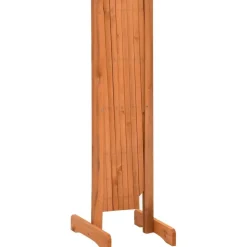 Best FinePRICE Puutarhan säleikköaita oranssi 150x80 cm täysi kuusi