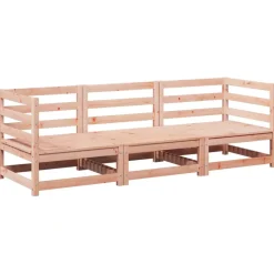 Outlet FinePRICE Puutarhan sohvasarja 3-osainen täysi douglaskuusi (99266)