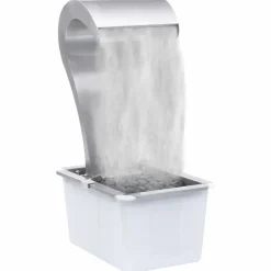 Online FinePRICE Puutarhan suihkulähde hopea 52,4x34,2x82cm ruostumaton teräs