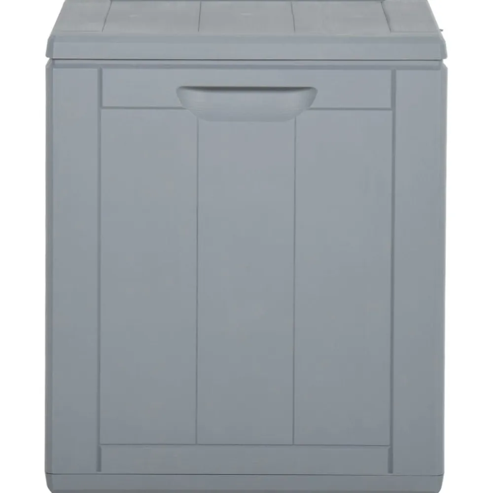 Outlet FinePRICE Puutarhan varastoarkku 90 l harmaa PP rottinki