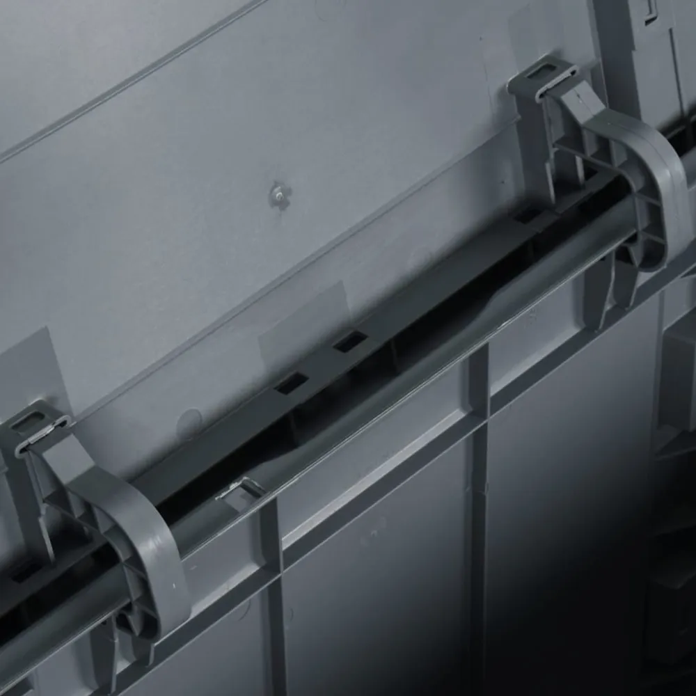 Outlet FinePRICE Puutarhan varastoarkku 90 l harmaa PP rottinki