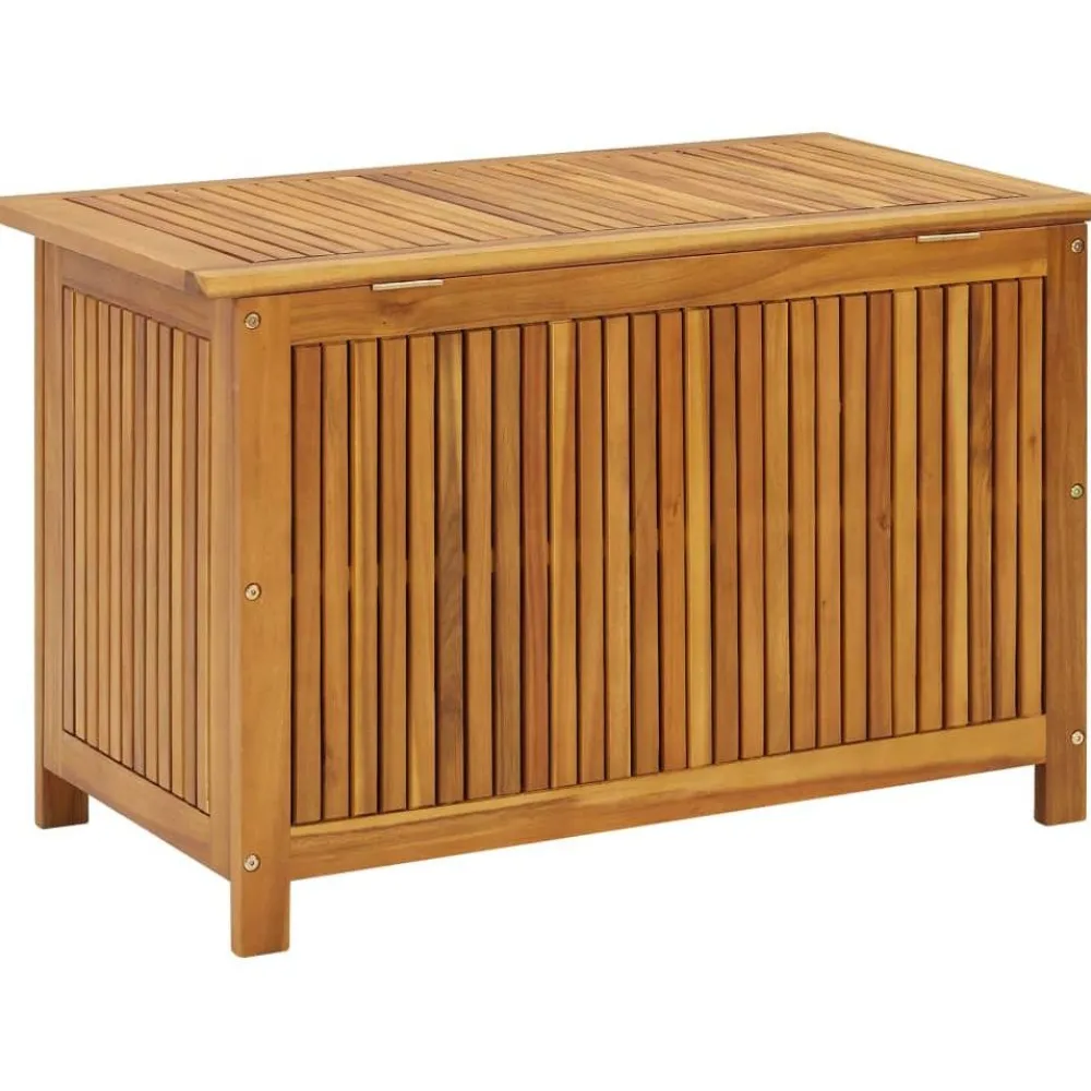 New FinePRICE Puutarhan varastolaatikko, 90x50x106 cm, täysi akaasiapuu