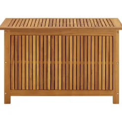 New FinePRICE Puutarhan varastolaatikko, 90x50x106 cm, täysi akaasiapuu