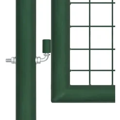 Online FinePRICE Puutarhan verkkoportti teräs 400x75cm vihreä