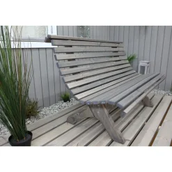 New Baltic Garden Puutarhapenkki Park 140cm mustaa