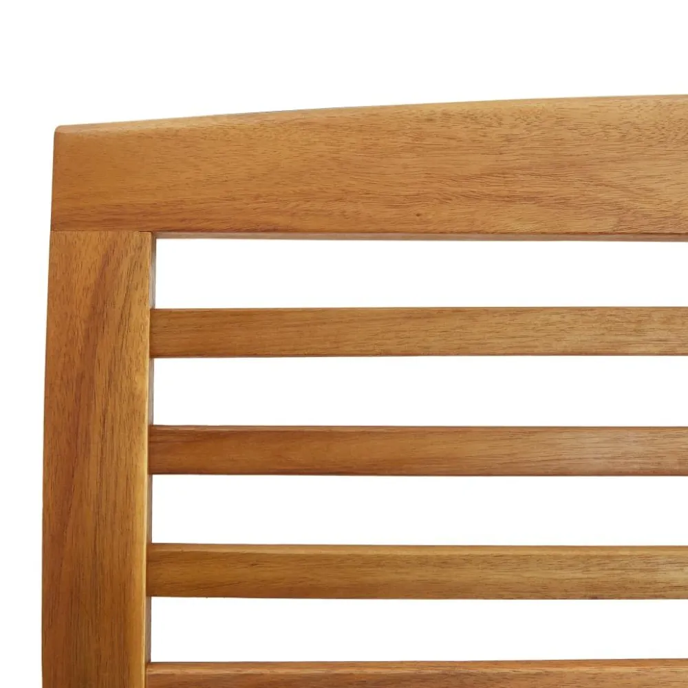 Best FinePRICE Puutarhapenkki 119 cm, akaasiapuu Ruskea