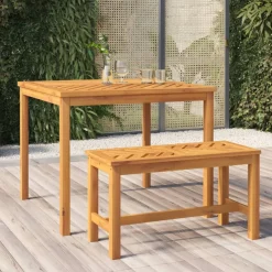 Best FinePRICE Puutarhapenkki 110 cm, akasiapuu