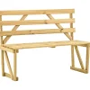 Discount FinePRICE Puutarhapenkki 120 cm, kyllästetty mänty
