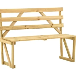 Discount FinePRICE Puutarhapenkki 120 cm, kyllästetty mänty