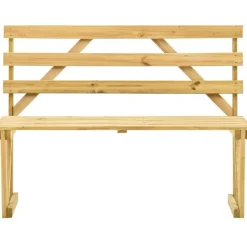 Discount FinePRICE Puutarhapenkki 120 cm, kyllästetty mänty