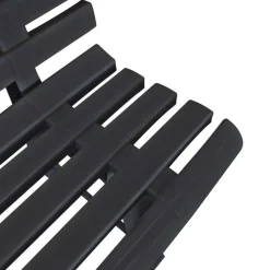 Outlet FinePRICE Puutarhapenkki 145.5 cm muovi antrasiitti