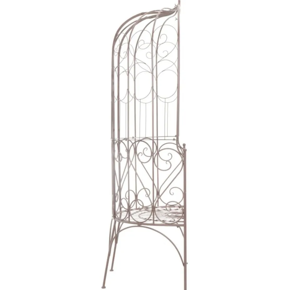 Clearance FinePRICE Puutarhapenkki 95 cm rauta antiikinruskea