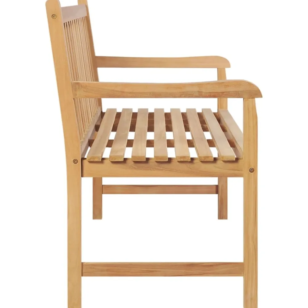 Online FinePRICE Puutarhapenkki 114 cm, tiikkiä