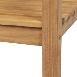 Online FinePRICE Puutarhapenkki 114 cm, tiikkiä