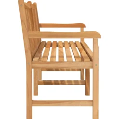Online FinePRICE Puutarhapenkki 114 cm, tiikkiä