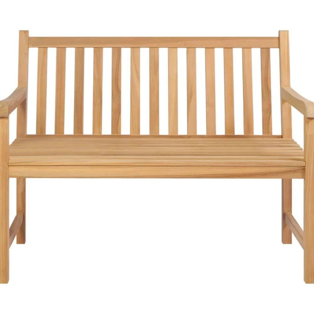 Online FinePRICE Puutarhapenkki 114 cm, tiikkiä