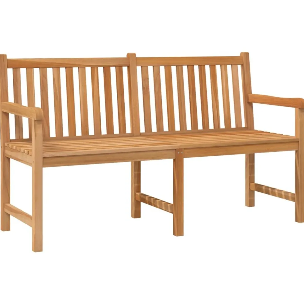 Online FinePRICE Puutarhapenkki 114 cm, tiikkiä