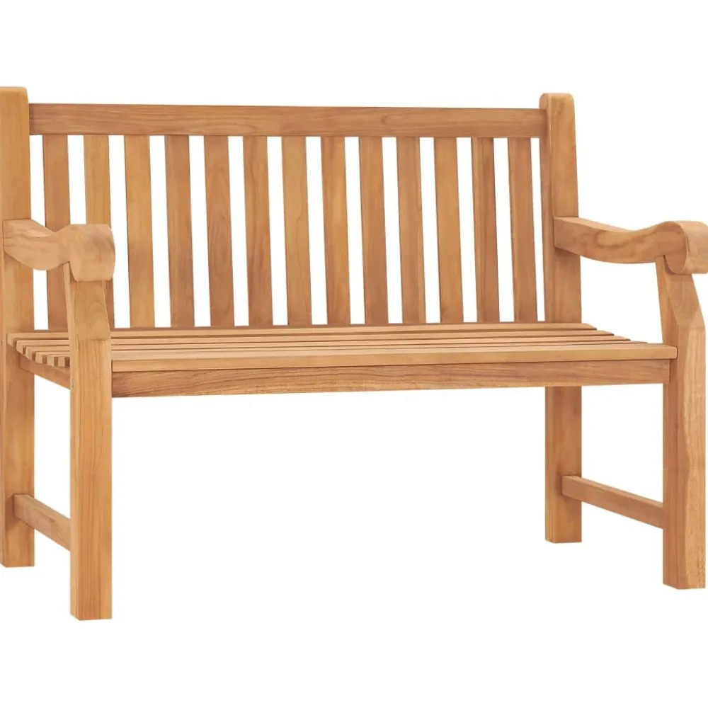 Sale FinePRICE Puutarhapenkki 114 cm, tiikki