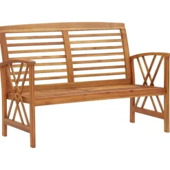 FinePRICE Puutarhapenkki 119 cm täysi akaasiapuu