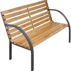 Outlet FinePRICE Puutarhapenkki 112 cm täysi kuusi (19573)