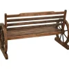 Best FinePRICE Puutarhapenkki 112 cm, täysi kuusi