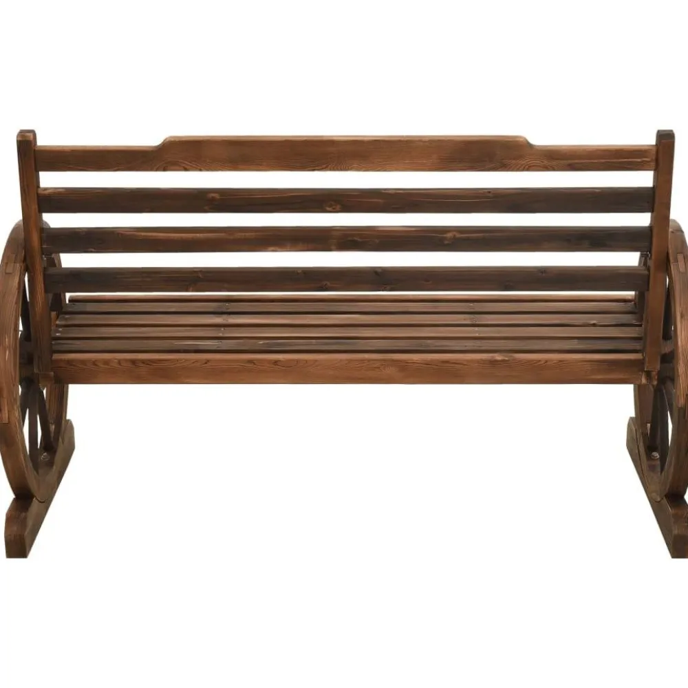 Best FinePRICE Puutarhapenkki 112 cm, täysi kuusi