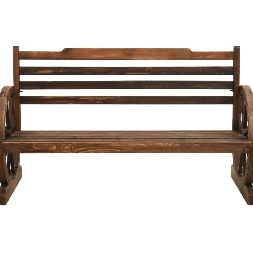 Best FinePRICE Puutarhapenkki 112 cm, täysi kuusi